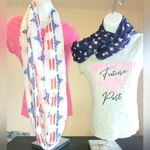 4 Patriotic Scarves